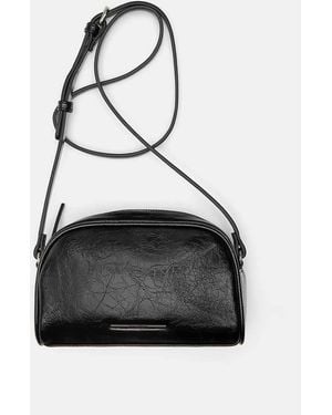 Pull&Bear Basic Crossbody Bag - Black