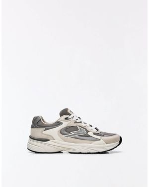 Bershka – mehrteilige sneaker - Weiß