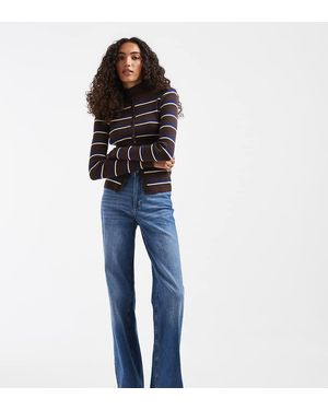 Vero Moda Tessa Jeans A Vita Alta A Gamba Larga - Blu