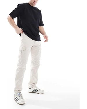 Jack & Jones Loose Fit Cargo Trouser - White