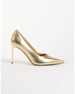 ASOS Prague Pointed Stiletto High Heel Court Shoes - Metallic