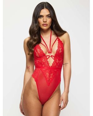 Ann Summers Confession Crotchless Body - Red