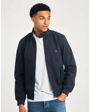 French Connection Funnel Neck Harrington Jacket - Blue