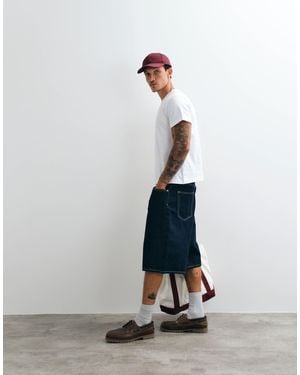 Weekday Shrunken Fit T-shirt - White