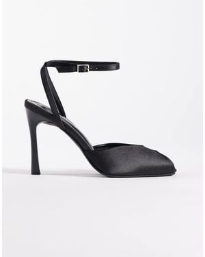 Public Desire Petuni Peep Toe Sandals - White