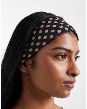 ASOS Headband With Polka Dot Pattern - Multicolor