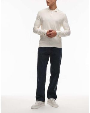 Levi's Vaqueros De Corte Recto Suelto Con 568 De -Azul Marino - Blanco