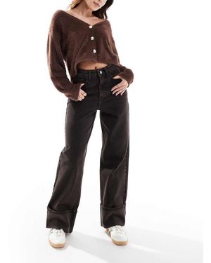 Threadbare Jeans Met Wijde Pijpen - Zwart