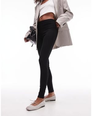 TOPSHOP Full Length Heavy Weight Legging - Black