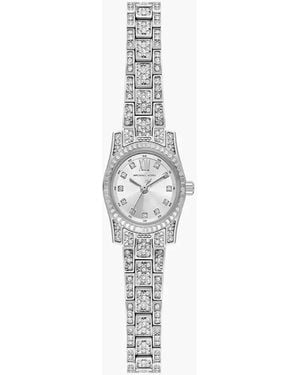 Michael Kors Lexington - montre en acier inoxydable à 3 aiguilles - Blanc