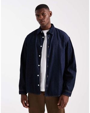 Jack & Jones Oversized Denim Shirt - Blue