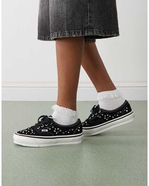 Vans Zapatillas De Deporte Con Detalle De Cristales Premium Authentic 44 De -Blanco - Negro