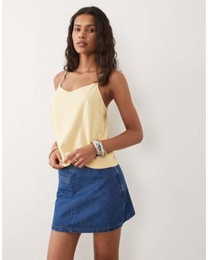 ASOS Denim Mini Skirt - Blue
