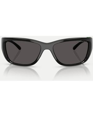Arnette Bubblewrap Rectangle Sunglasses With Lens - Black