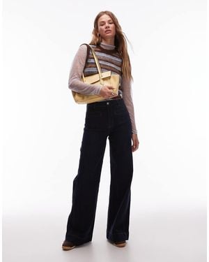 & Other Stories Wide Leg Jeans With Jet Pockets - Blue