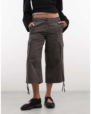 Weekday Pantaloni Cargo Corti - Nero