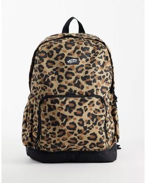 Vans New skool rucksack mit leopardenmuster - Schwarz