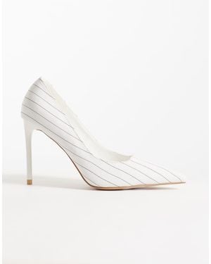 SIMMI Simmi London Arielle Heeled Court Shoes - White
