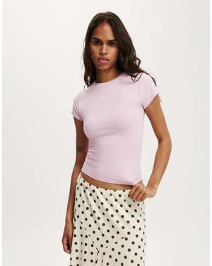 Cotton On All Day Crew Tee - Purple