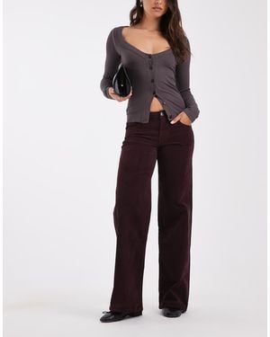 Mango Teen Straight Cord Jean - Blue