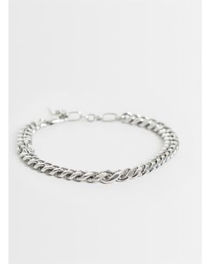 ASOS Pulsera De Cadena Graduada En-Plateado - Neutro