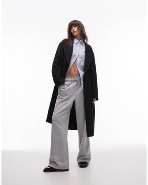 Mango Double Breasted Maxi Coat - White