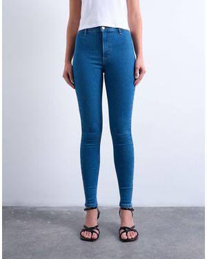 TOPSHOP Joni High Rise Super Skinny Jean - Blue
