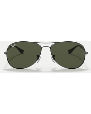 Ray-Ban Occhiali Da Sole Cockpit Pilot Con Lenti Verdi - Verde