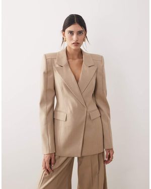 ARRANGE Blazer Sartoriale Strutturato Color Pietra - Neutro