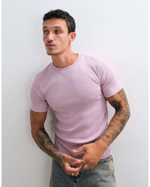 ASOS Muscle Fit T-shirt - Purple