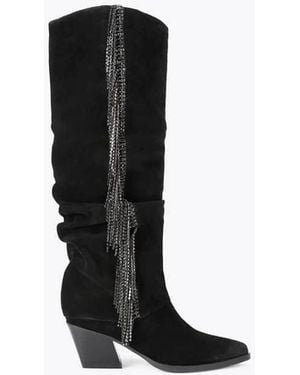 KG by Kurt Geiger Tempt Knee Boots - Black