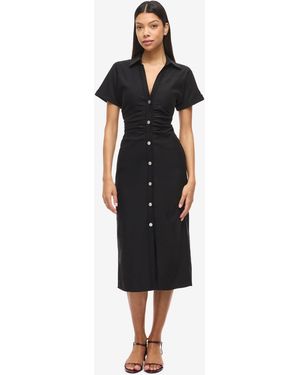 Noisy May Figurbetontes midikleid - Schwarz