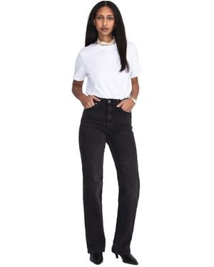 Dr. Denim Moxy High Straight Jeans - White