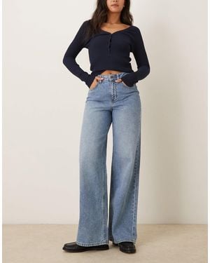 JJXX Tokyo Wide Fit Jeans - Blue
