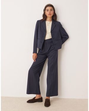 Miss Selfridge Tailored High Waisted Trouser - Blue