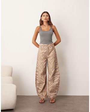 ARRANGE Sydney Denim Barrel Leg Jean - Natural