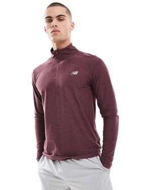 New Balance Space Dye 1/4 Zip - Purple