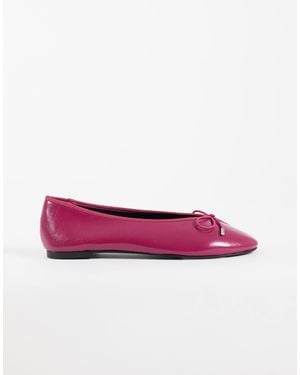 ASOS Lola ballerinas mit weichem schleifendetail - Lila