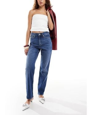 Tommy Hilfiger Izzie High Rise Slim Straight Jeans - Blue