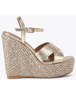 KG by Kurt Geiger Songbird Heeled Sandals - White