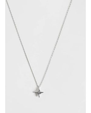 ASOS Collana Con Pendente A Stella 3D - Bianco