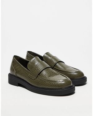 ASOS – geprägte loafer - Schwarz