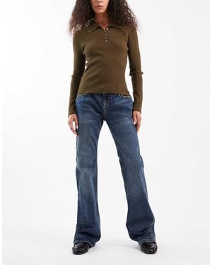Cotton On Low Rise Bootcut Jeans - Blue