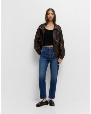 Pull&Bear Comfortabele Slim-Fit Jeans - Blauw