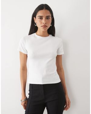 Mango Teen baby-t-shirt - Weiß