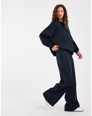 Pieces Wide Leg jogger Co-ord - Blue