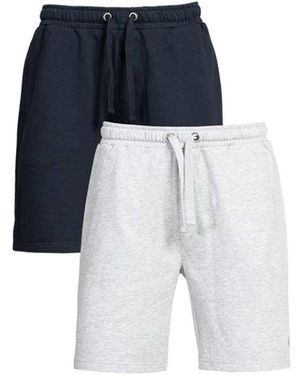 French Connection 2 Pack Cotton Jersey Shorts - Blue
