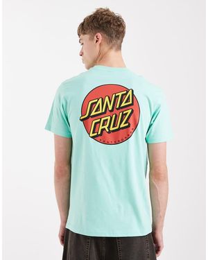 Santa Cruz Logo Back Print T-shirt - Blue