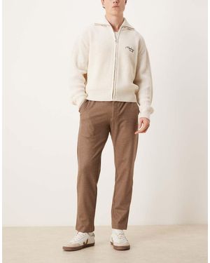 Mango Woven Jogger - Natural