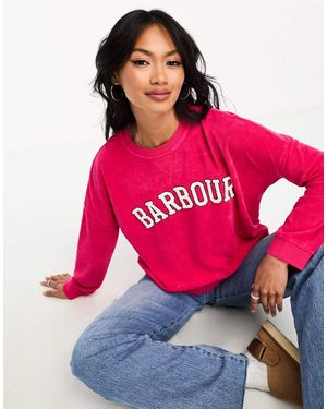 Barbour Bracken Logo Sweatshirt - Red